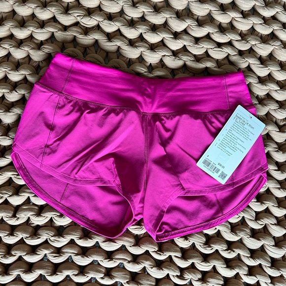 Lululemon Speed Up LR 2.5” short Ripened Raspberry - Picture 2 of 11